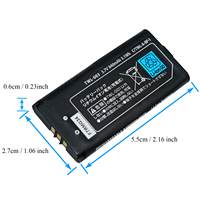OSTENT 840mAh akumulator litowo-jonowy + narzędzie + długopis paczka zestaw dla nintendo dsi NDSi 3